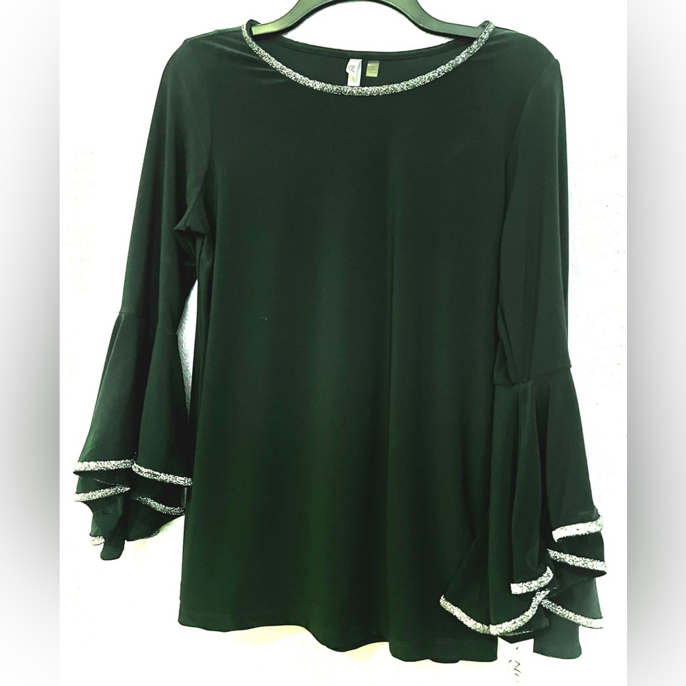 ☘️NWT☘️NY Collection, Size M, Hunter Green